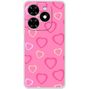 Чехол BoxFace Tecno Spark 20 Sugar Hearts