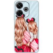 Прозрачный чехол BoxFace Xiaomi Redmi 13 Mouse Girls