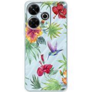 Прозрачный чехол BoxFace Xiaomi Redmi 13 Tropical