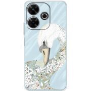 Прозрачный чехол BoxFace Xiaomi Redmi 13 Swan