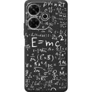 Черный чехол BoxFace Xiaomi Redmi 13 E=mc2