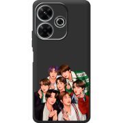 Черный чехол BoxFace Xiaomi Redmi 13 BTS