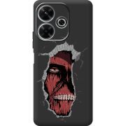 Черный чехол BoxFace Xiaomi Redmi 13 Нападение на Титана