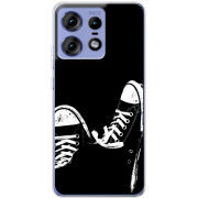 Чехол BoxFace Motorola Edge 50 Pro Black Sneakers