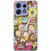 Чехол BoxFace Motorola Edge 50 Pro Rick and Morty