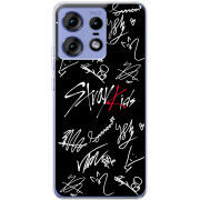 Чехол BoxFace Motorola Edge 50 Pro Stray Kids автограф