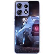 Чехол BoxFace Motorola Edge 50 Pro Silver Car