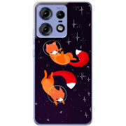 Чехол BoxFace Motorola Edge 50 Pro Fox-Astronauts