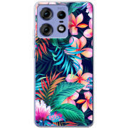 Чехол BoxFace Motorola Edge 50 Pro flowers in the tropics