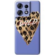 Прозрачный чехол BoxFace Motorola Edge 50 Pro Wild Love