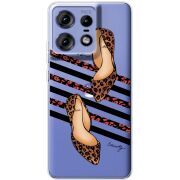 Прозрачный чехол BoxFace Motorola Edge 50 Pro Love Beauty