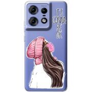 Прозрачный чехол BoxFace Motorola Edge 50 Pro It's Gonna Be OK