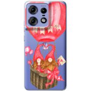 Прозрачный чехол BoxFace Motorola Edge 50 Pro Valentine Dwarfs