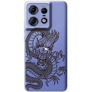 Прозрачный чехол BoxFace Motorola Edge 50 Pro Chinese Dragon