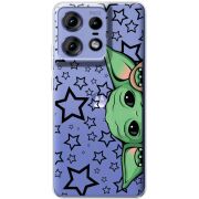 Прозрачный чехол BoxFace Motorola Edge 50 Pro Baby Yoda