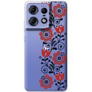 Прозрачный чехол BoxFace Motorola Edge 50 Pro Ethno Ornament