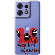 Прозрачный чехол BoxFace Motorola Edge 50 Pro siquid game люди в красном