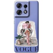 Прозрачный чехол BoxFace Motorola Edge 50 Pro VOGUE
