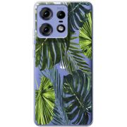 Прозрачный чехол BoxFace Motorola Edge 50 Pro Palm Tree