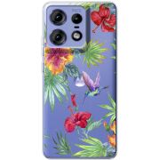 Прозрачный чехол BoxFace Motorola Edge 50 Pro Tropical
