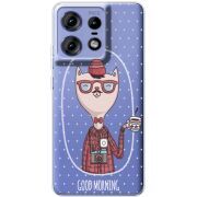 Прозрачный чехол BoxFace Motorola Edge 50 Pro Good Morning