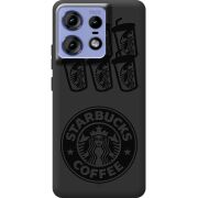 Черный чехол BoxFace Motorola Edge 50 Pro Black Coffee
