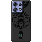 Черный чехол BoxFace Motorola Edge 50 Pro Dark Coffee