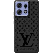 Черный чехол BoxFace Motorola Edge 50 Pro LV Style