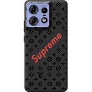 Черный чехол BoxFace Motorola Edge 50 Pro Style S