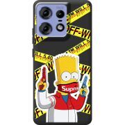 Черный чехол BoxFace Motorola Edge 50 Pro White Bart