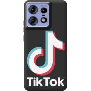 Черный чехол BoxFace Motorola Edge 50 Pro Tik Tok