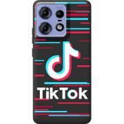 Черный чехол BoxFace Motorola Edge 50 Pro Tik Tok