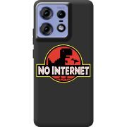 Черный чехол BoxFace Motorola Edge 50 Pro No Internet