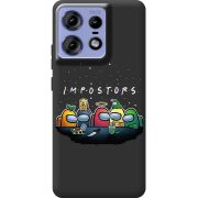 Черный чехол BoxFace Motorola Edge 50 Pro Among Us Impostors