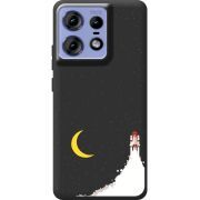 Черный чехол BoxFace Motorola Edge 50 Pro Meet The Stars