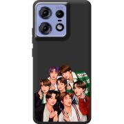 Черный чехол BoxFace Motorola Edge 50 Pro BTS