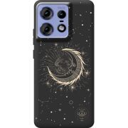 Черный чехол BoxFace Motorola Edge 50 Pro Moon