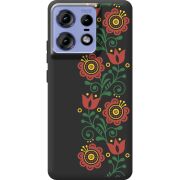 Черный чехол BoxFace Motorola Edge 50 Pro Ethno