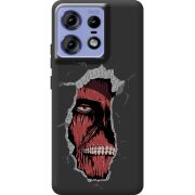 Черный чехол BoxFace Motorola Edge 50 Pro Нападение на Титана