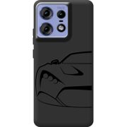 Черный чехол BoxFace Motorola Edge 50 Pro Sportcar