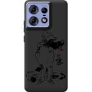 Черный чехол BoxFace Motorola Edge 50 Pro 