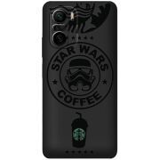 Черный чехол BoxFace Xiaomi Poco F3 Dark Coffee