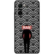 Черный чехол BoxFace Xiaomi Poco F3 Man Pattern