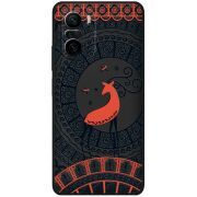 Черный чехол BoxFace Xiaomi Poco F3 Ornament