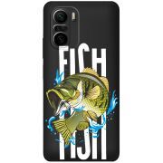 Черный чехол BoxFace Xiaomi Poco F3 Fish