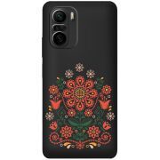 Черный чехол BoxFace Xiaomi Poco F3 Ukrainian Ornament