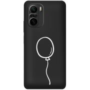 Черный чехол BoxFace Xiaomi Poco F3 Balloon