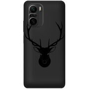 Черный чехол BoxFace Xiaomi Poco F3 Deer