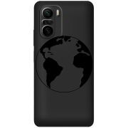 Черный чехол BoxFace Xiaomi Poco F3 Earth
