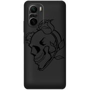Черный чехол BoxFace Xiaomi Poco F3 Skull and Roses